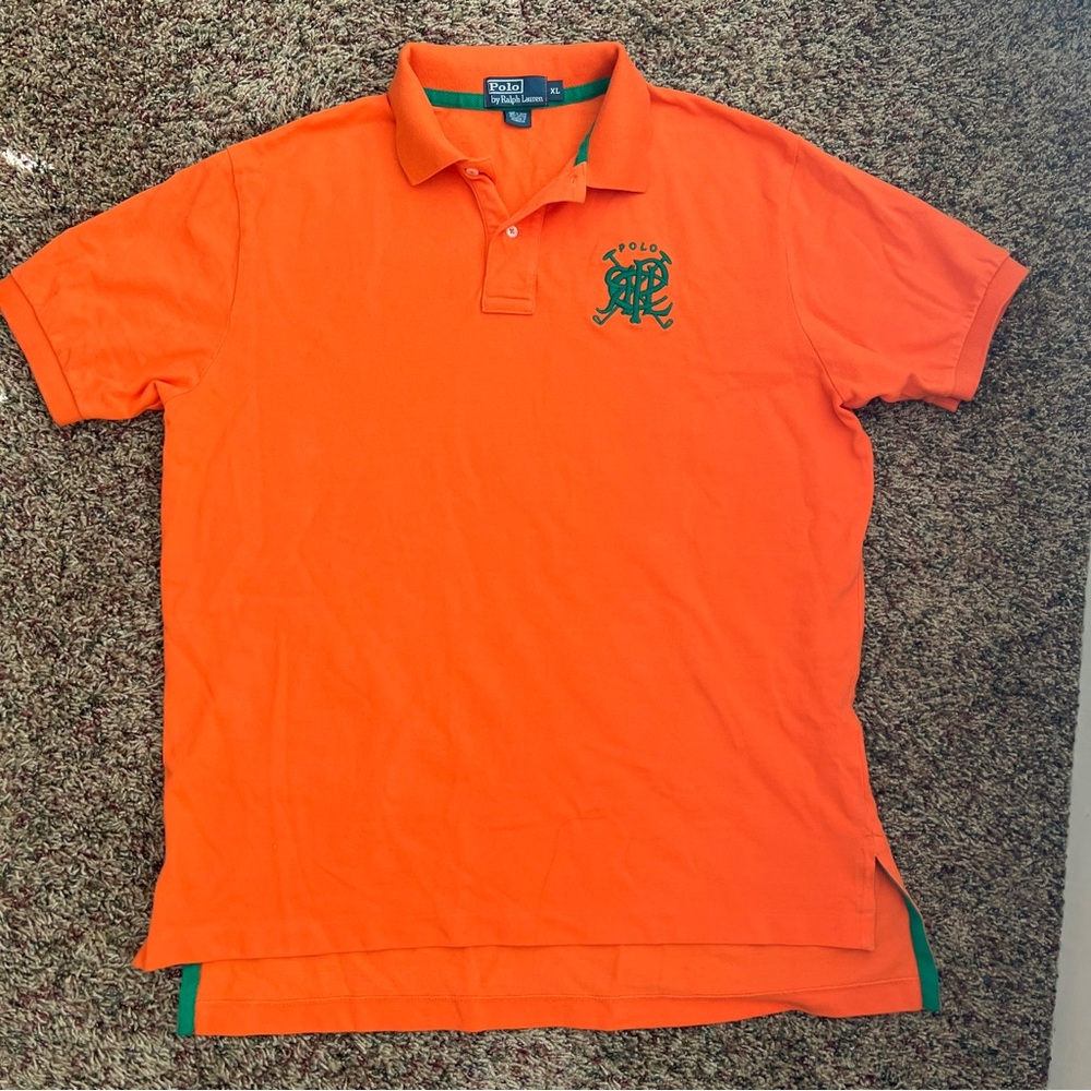 Polo by Ralph Lauren Men's Vibrant Orange Polo Shirt